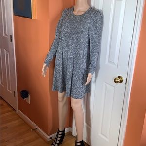 Love, Fire sweater dress heather gray size large